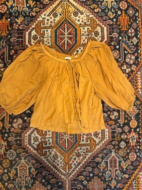 Doen Jiana Top, Golden yellow, size M